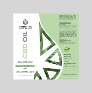 Packaging Design by RGraphic for Primitive CBD | Design: #24341350
