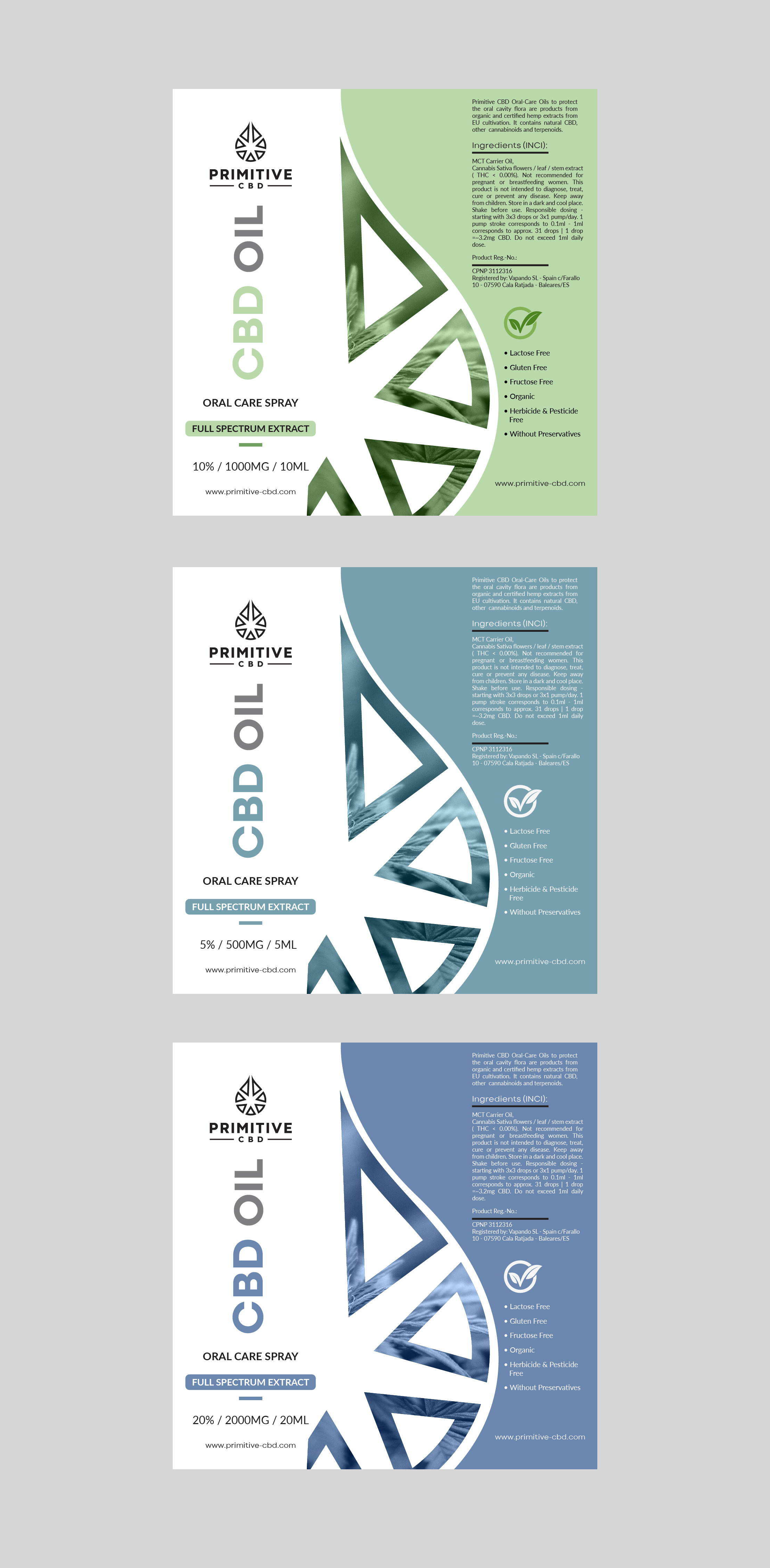 Design Emballage par RGraphic pour Primitive CBD | Design #24387867
