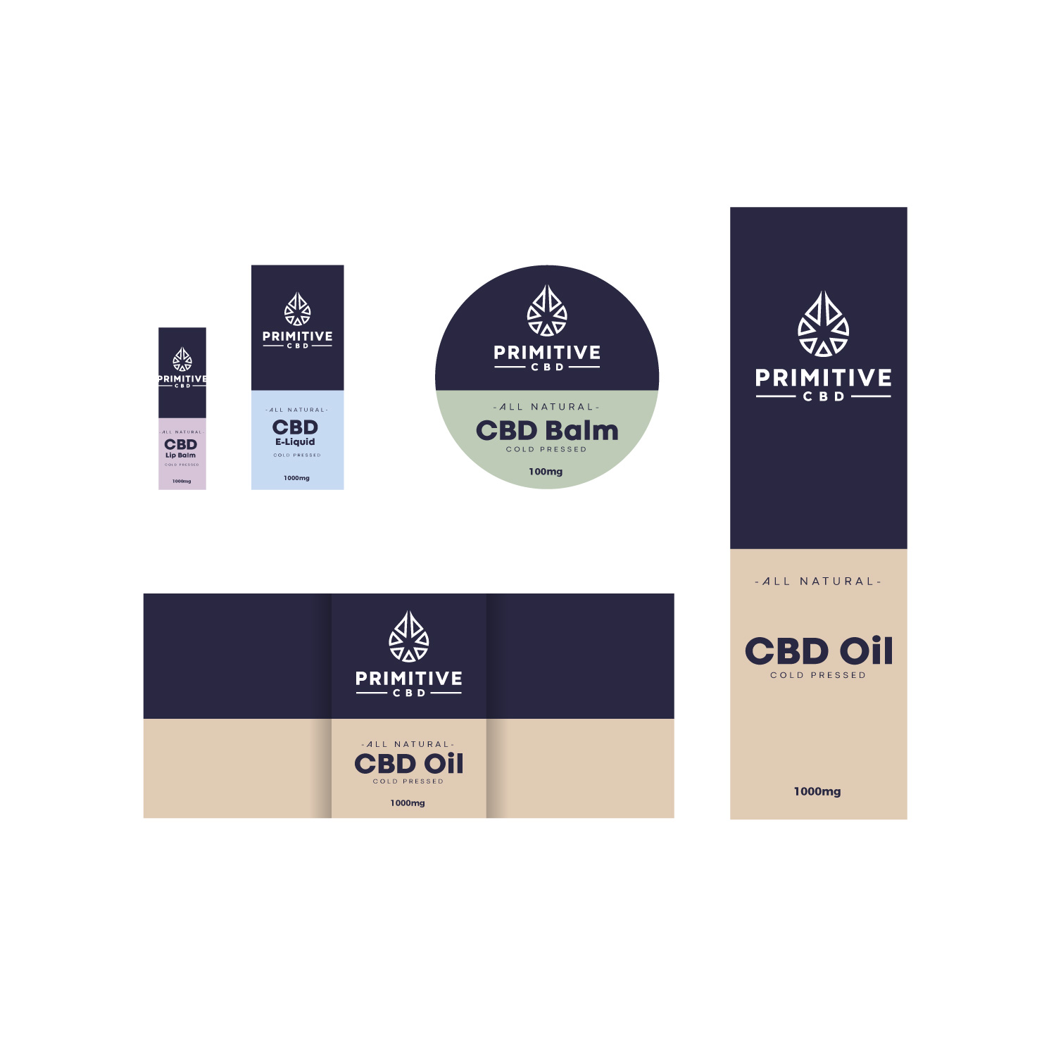 Diseño de Empaque por Ivich para Primitive CBD | Diseño #23600433