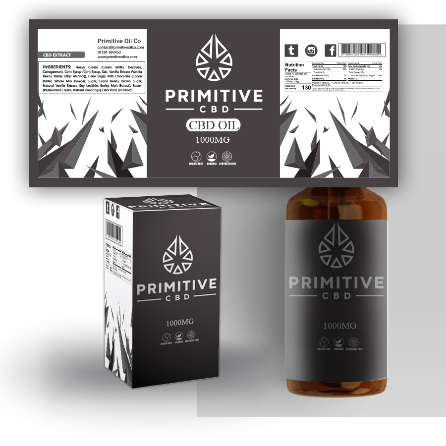 Verpackungs-Design von Rupok 3 für Primitive CBD | Design #23597377