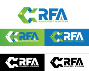 RFA - RAINFOREST AQUARIUM | Logo Design by Juli creation