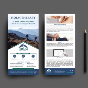 Holm Therapy Flyer - Physiotherapy company | Flyer Design by GraphicsGuru