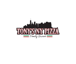 Tony's NY Pizza - Family Owned | Logo Design by Buck Tornado