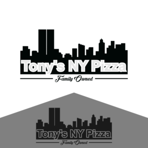 Tony's NY Pizza - Family Owned | Logo Design by Gerald Design 3
