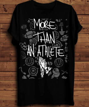 Blessed by the game ( T-Shirt Design) | T-shirt Design by creative gravity