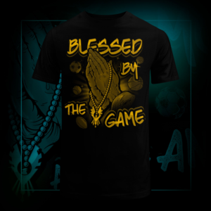 Blessed by the game ( T-Shirt Design) | Diseño de Camiseta por EzaiLX