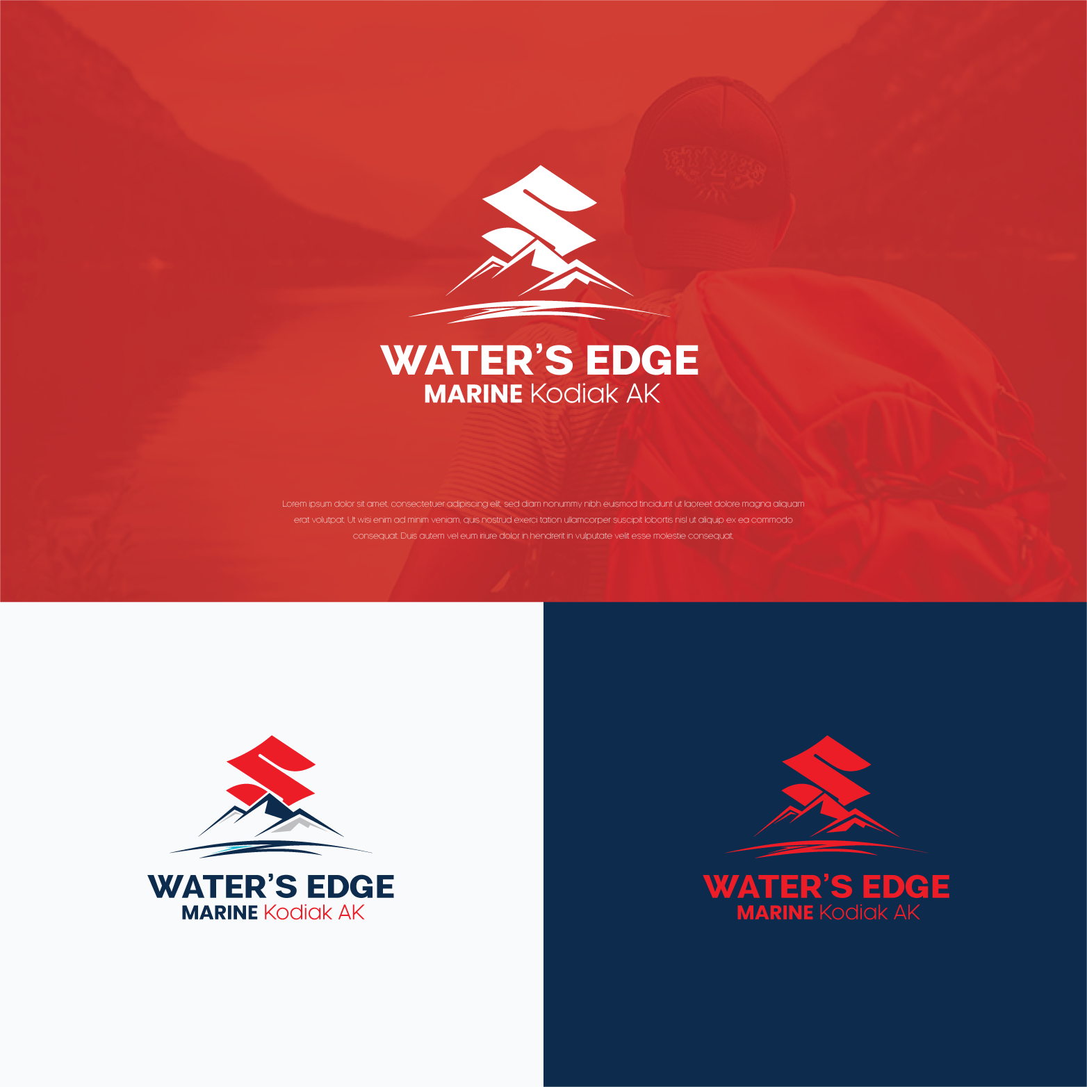 Diseño de Logo por Shigh5 para Water’s Edge Marine LLC  | Diseño #23599589