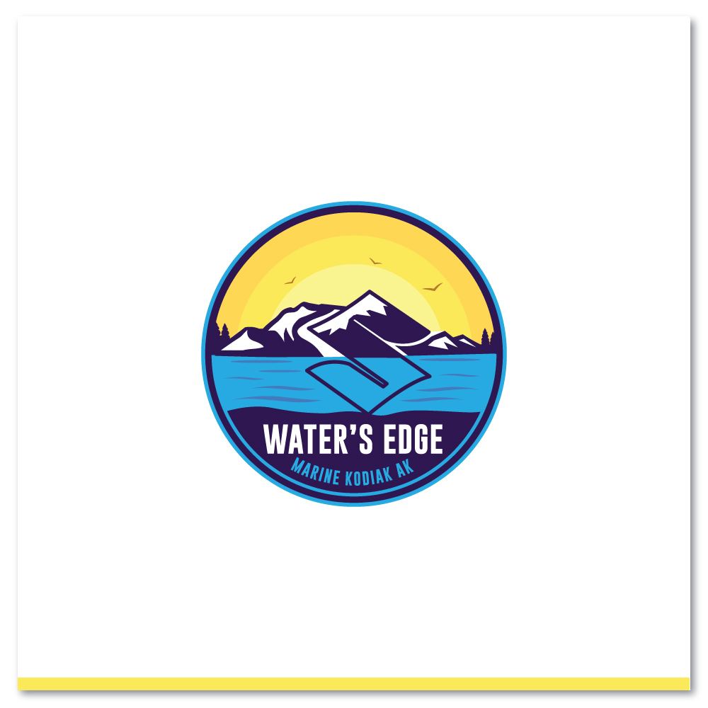 Logo Design by Sujit Banerjee for Water’s Edge Marine LLC  | Design #23599262