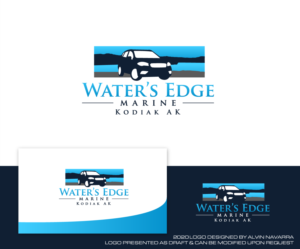 Logo Design by alvinnavarra for Water’s Edge Marine LLC  | Design: #23603733