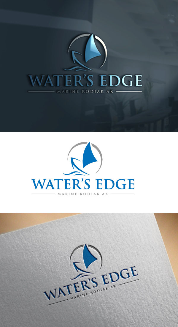 Diseño de Logo por expert pro para Water’s Edge Marine LLC  | Diseño #23593879