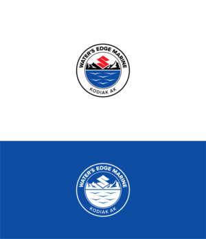 Water’s Edge Marine Kodiak AK | Logo-Design von phosphorus