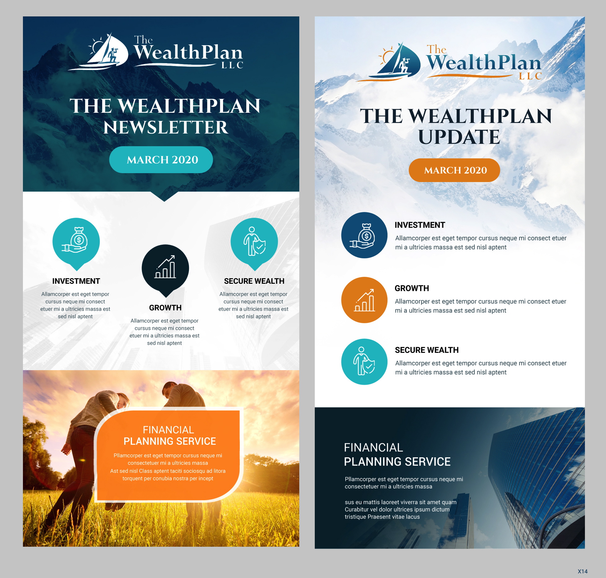 Diseño de Newsletter por pb para The WealthPlan | Diseño #23602982