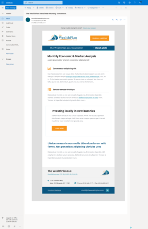 Newsletter Design by Dingo