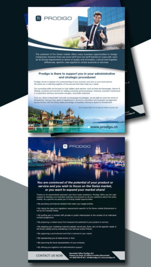 Flyer Design by uk for Prodigo Sàrl | Design: #23604580