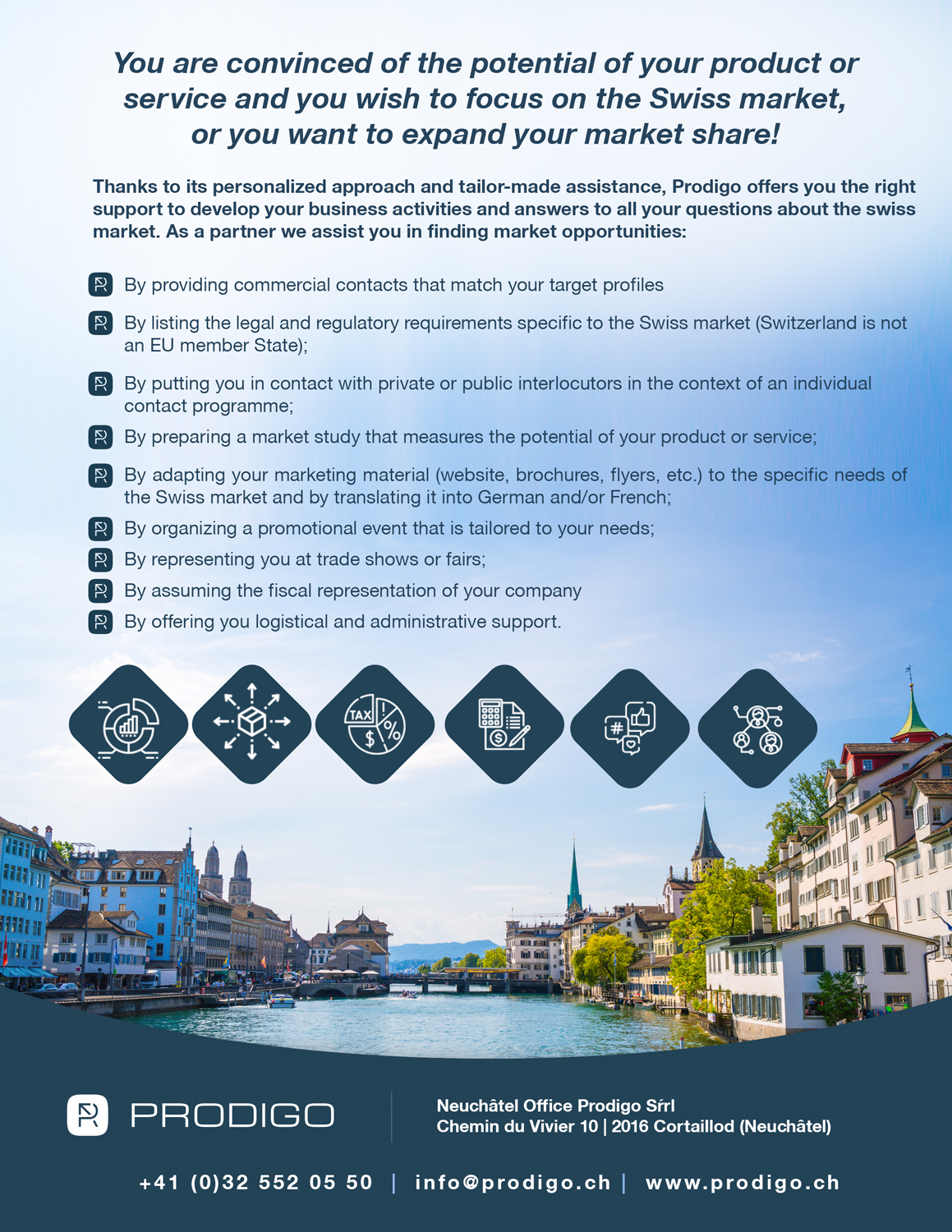 Flyer Design by uk for Prodigo Sàrl | Design #23857210