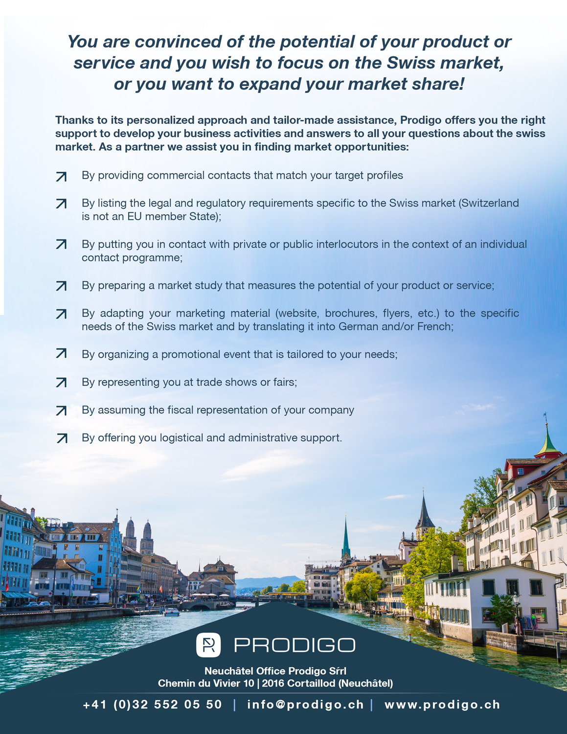 Flyer Design by uk for Prodigo Sàrl | Design #23896349