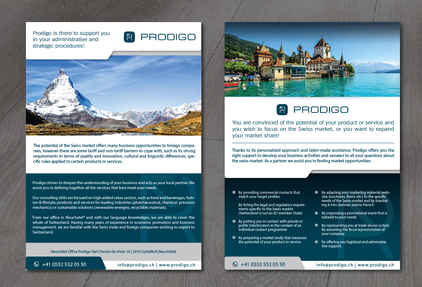 Flyer Design by alex989 for Prodigo Sàrl | Design #23598679