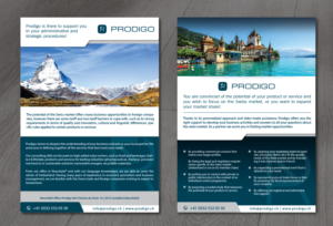 Flyer Design by alex989 for Prodigo Sàrl | Design: #23598679