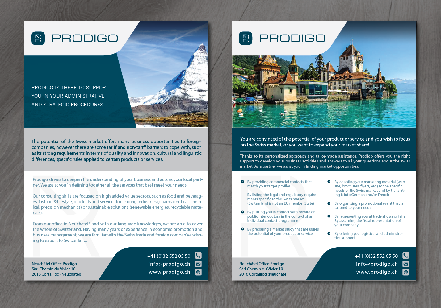 Design de Flyer par alex989 pour Prodigo Sàrl | Design #23599168