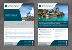 Création d'un design de Flyer Prodigo | Design de Flyer par alex989