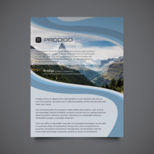 Flyer Design by Louie Fuentes | Manobo Graphic Design Services for Prodigo Sàrl | Design: #23600531