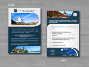 Flyer Design by innovative earth for Prodigo Sàrl | Design: #23601082