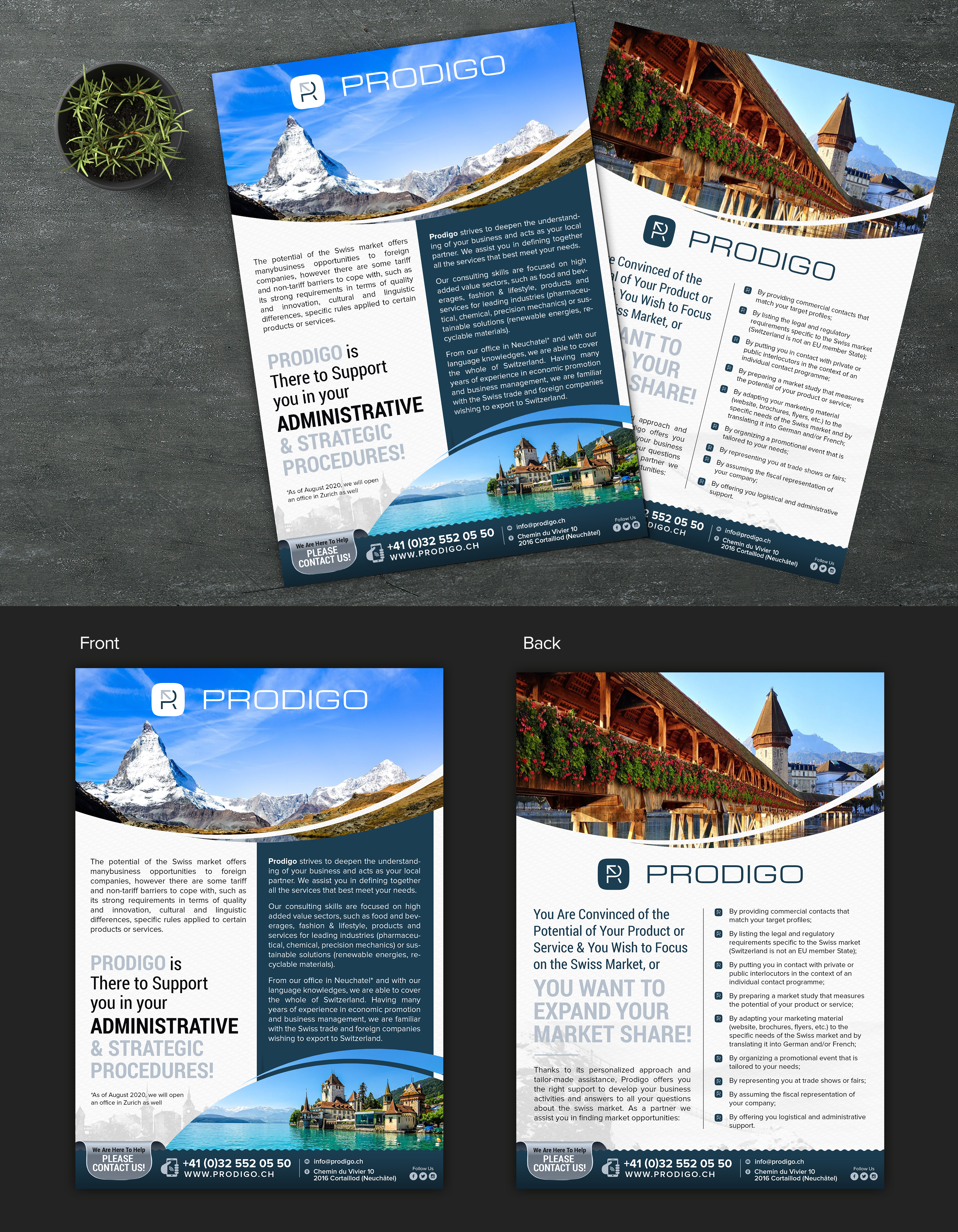 Flyer Design by SAI DESIGNS for Prodigo Sàrl | Design #23600129