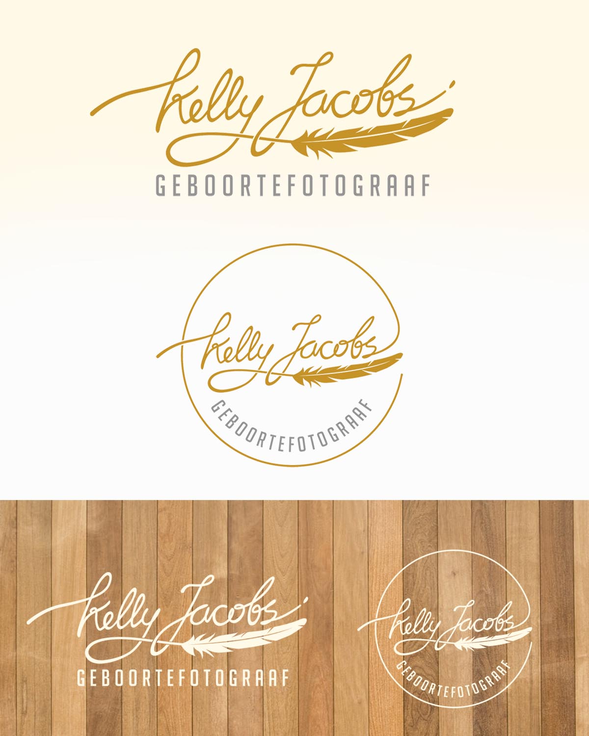 Logo Design by Falih A for Kelly Jacobs Geboortefotograaf  | Design #23603355
