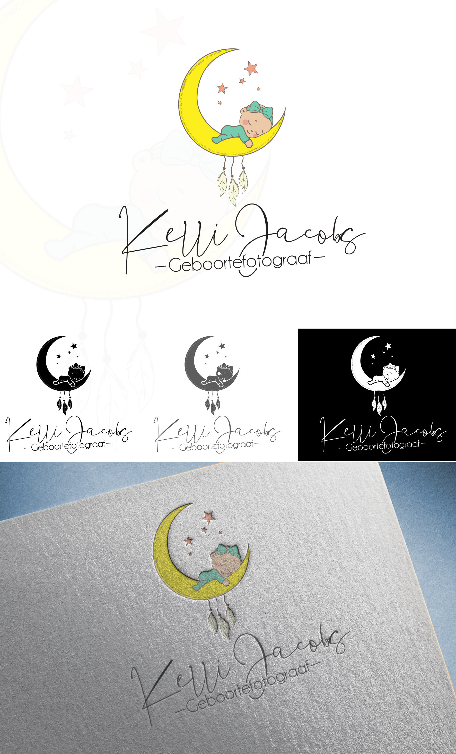 Logo-Design von SSPP für Kelly Jacobs Geboortefotograaf  | Design #23605488