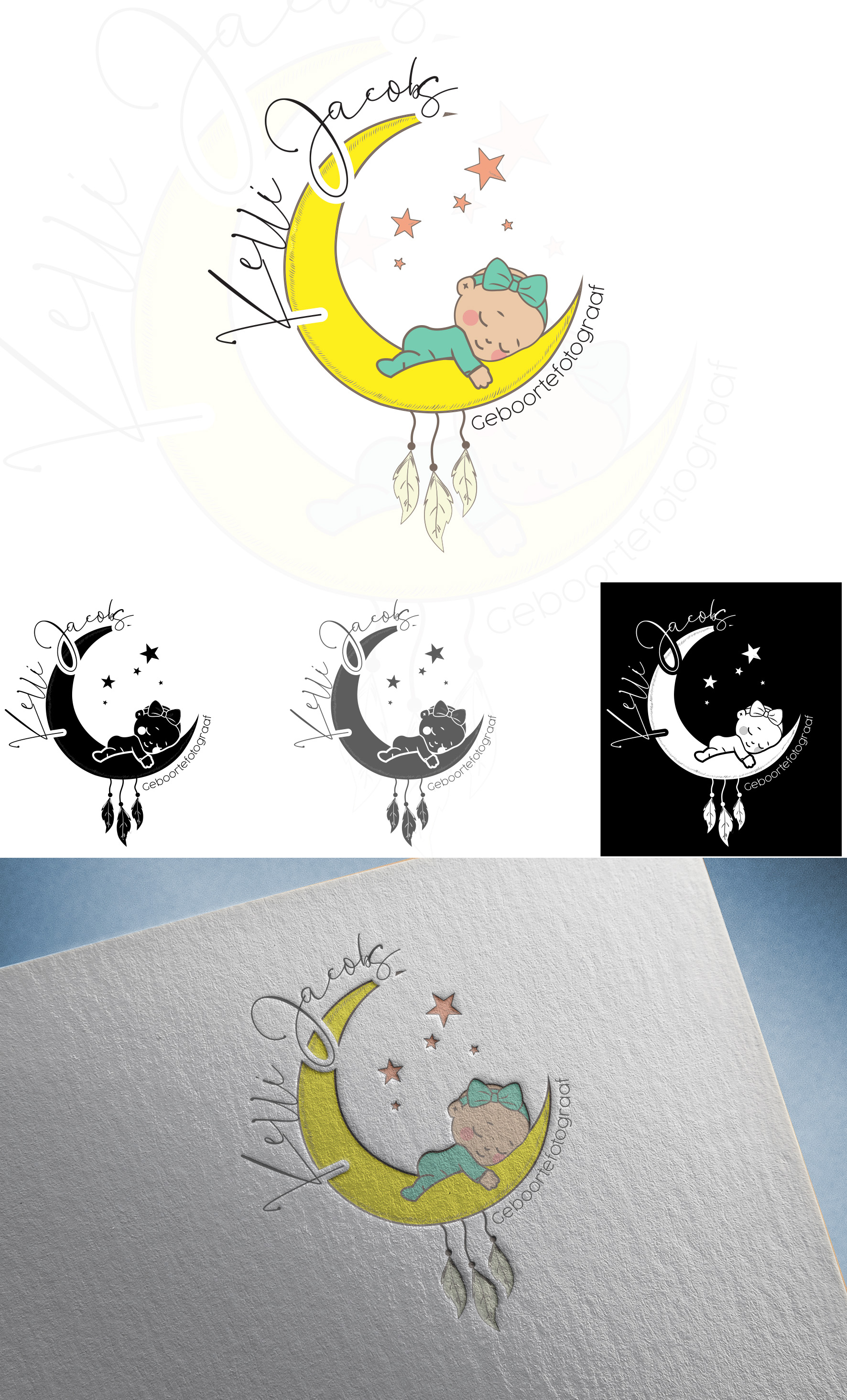 Logo-Design von SSPP für Kelly Jacobs Geboortefotograaf  | Design #23605491