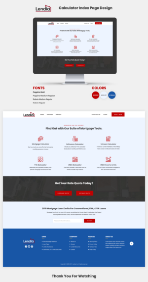 Web Design by Kushan01 for Netrix Creative | Design #23653458