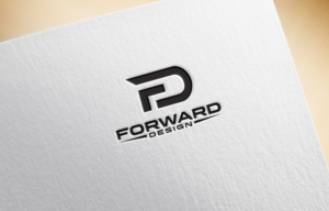 a logo with the letters "F D", possibly with the text "Forward Design" incorporated  | Logo Design by IdentsArt