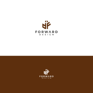 a logo with the letters "F D", possibly with the text "Forward Design" incorporated  | Logo Design by Gisella Guzmán