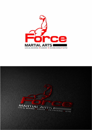 Force Martial Arts, Force Fighter, Force Fitness | Logo Design by Praza