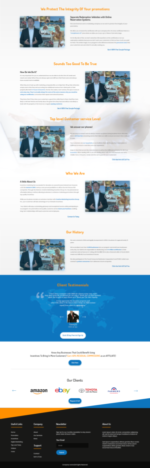 Web Design by Faizan Qadir for Shane | Design: #23647340
