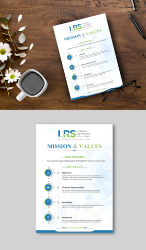 Diseño de Flyer por debdesign para Leading Retirement Solutions LLC | Diseño: #23605286