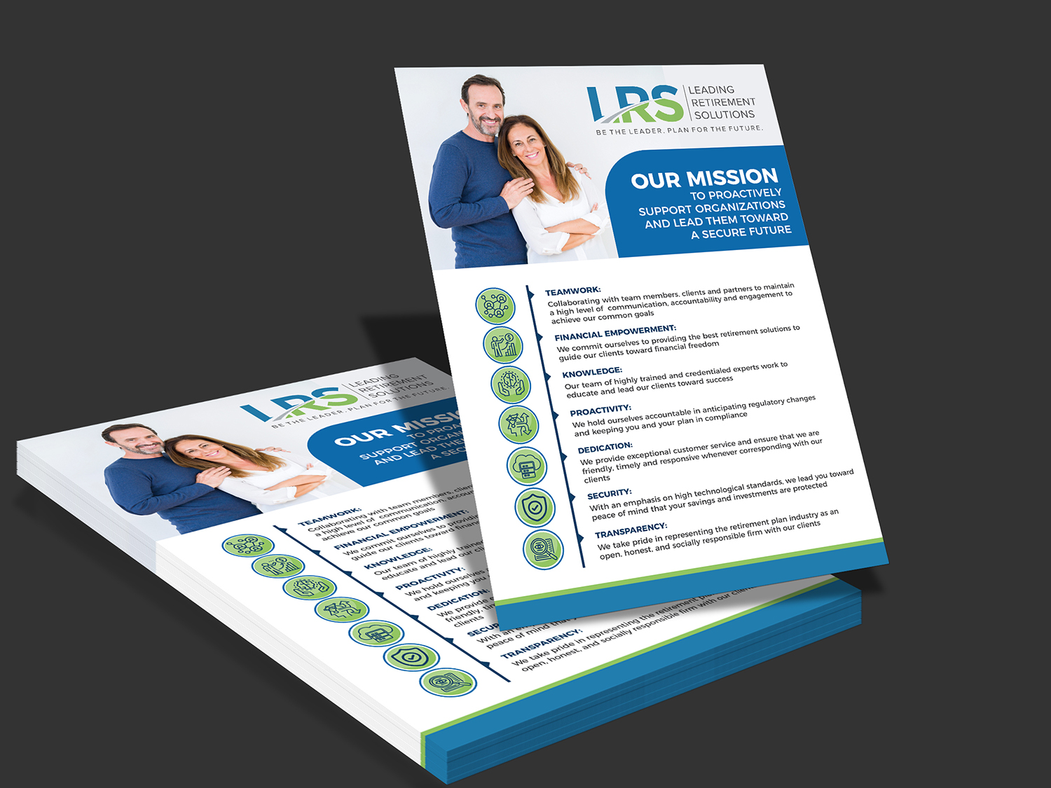 Flyer Design by Deziners Zone for Leading Retirement Solutions LLC | Design #23607642