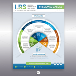 Diseño de Flyer por DA. para Leading Retirement Solutions LLC | Diseño: #23604795