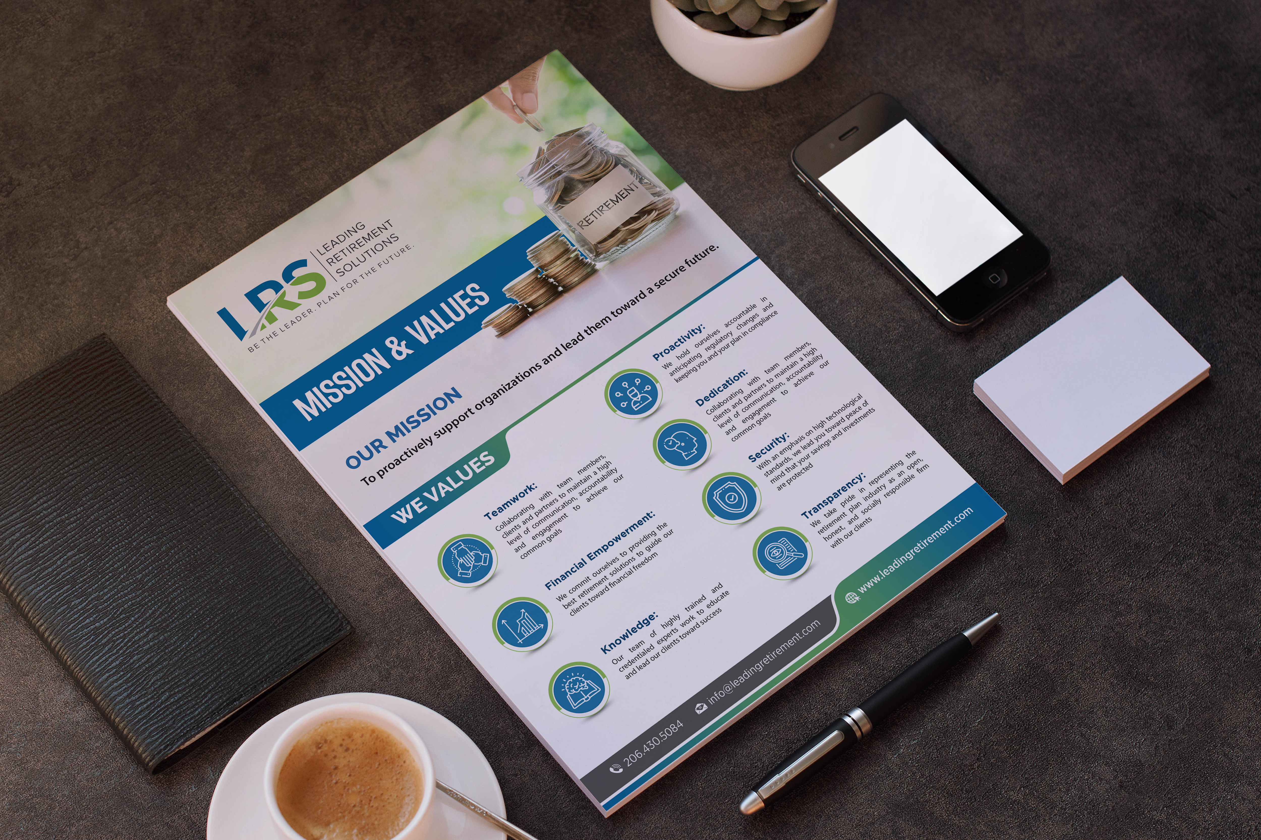 Flyer Design by GraphicsGuru for Leading Retirement Solutions LLC | Design #23658449