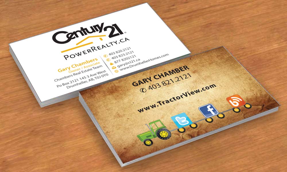 Business Card Design by Sbss for Century 21 PowerRealty.ca | Design #2992311