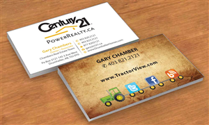Business Card Design by Sbss for Century 21 PowerRealty.ca | Design: #2992311