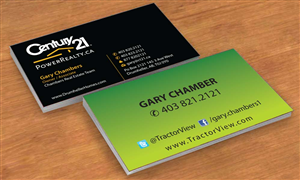 Business Card Design by Sbss for Century 21 PowerRealty.ca | Design: #2992315