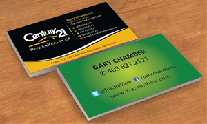 Business Card Design by Sbss for Century 21 PowerRealty.ca | Design: #2992327