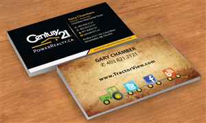 Business Card Design by Sbss for Century 21 PowerRealty.ca | Design: #2992340