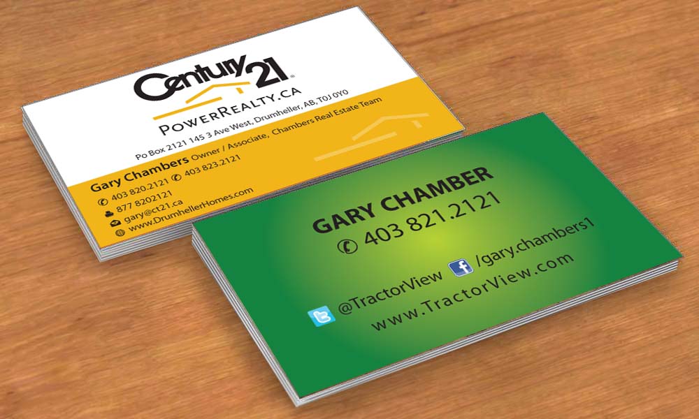 Business Card Design by Sbss for Century 21 PowerRealty.ca | Design #2992347