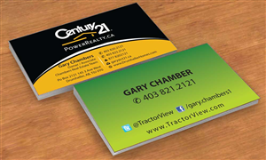 Business Card Design by Sbss for Century 21 PowerRealty.ca | Design: #2992362