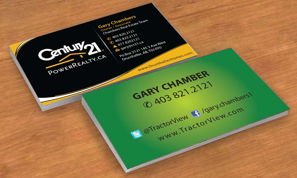 Business Card Design by Sbss for Century 21 PowerRealty.ca | Design #2992386
