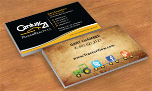 Business Card Design by Sbss for Century 21 PowerRealty.ca | Design: #2992390