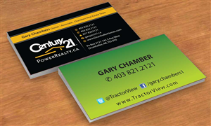 Business Card Design by Sbss for Century 21 PowerRealty.ca | Design: #2992404