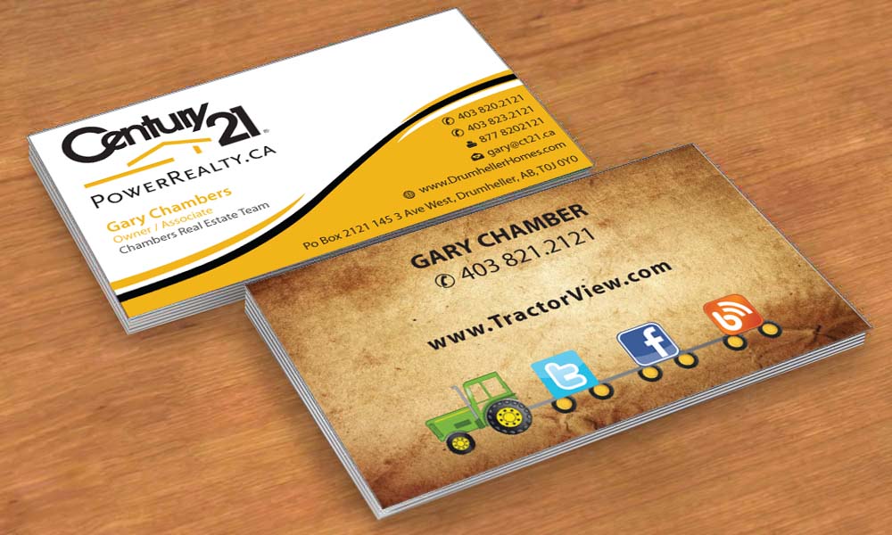 Business Card Design by Sbss for Century 21 PowerRealty.ca | Design #2992409